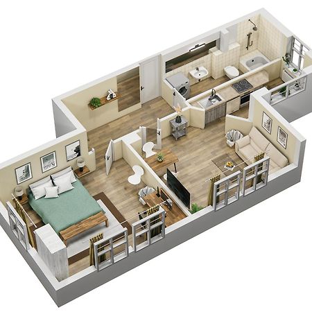 Gemuetliches Refugium Am Bahnhof - Perfekt Zum Erkunden Der Saechsischen Schweiz Apartment Sebnitz Bagian luar foto